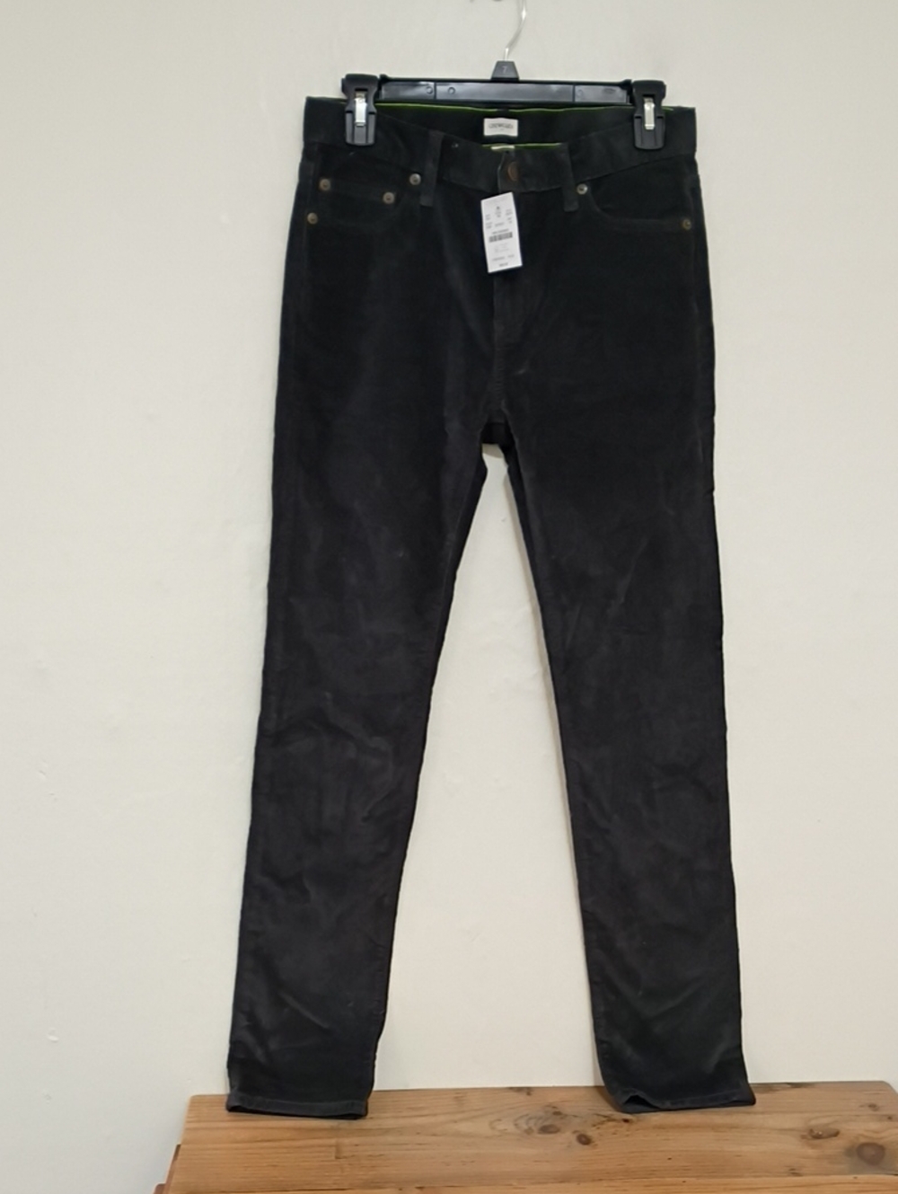 Crewcuts Gray High Waist Straight Leg Corduroys Kids Size 14 NWT